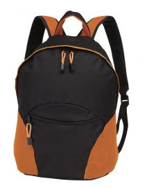 Rucksack "Neon" schwarz/orange