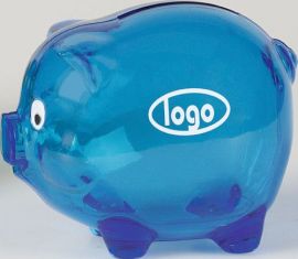 Sparschwein "PiggySafe" blau